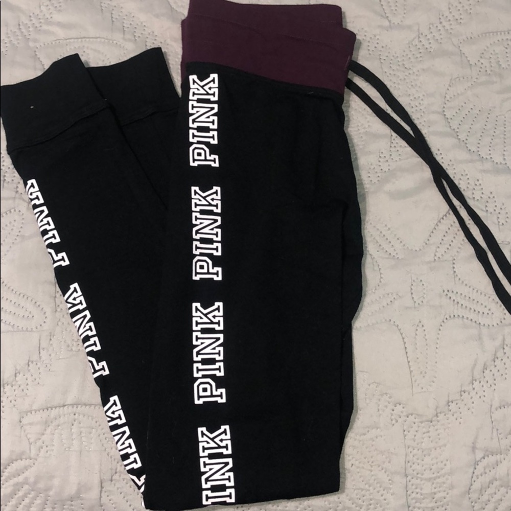 Women’s PINK tie leggings